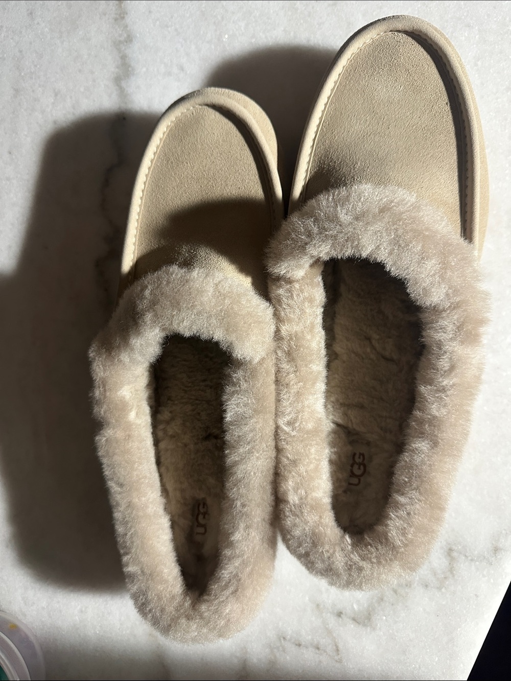 Authentic UGG Size 12 . Cozy Slippers – Genuine Shearling